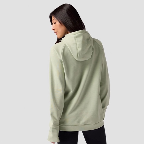 Backcountry brand tricot hoodie in gun metal grey/carbon color. - Picture 2 of 12